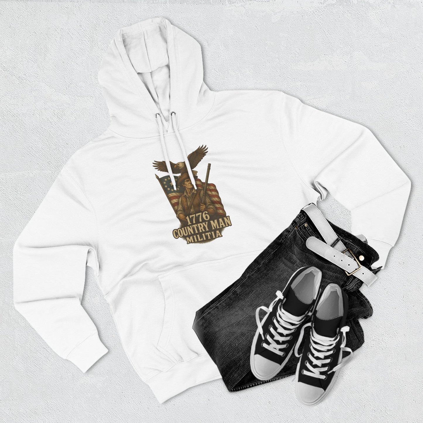1776 Patriotic Country Hoodie