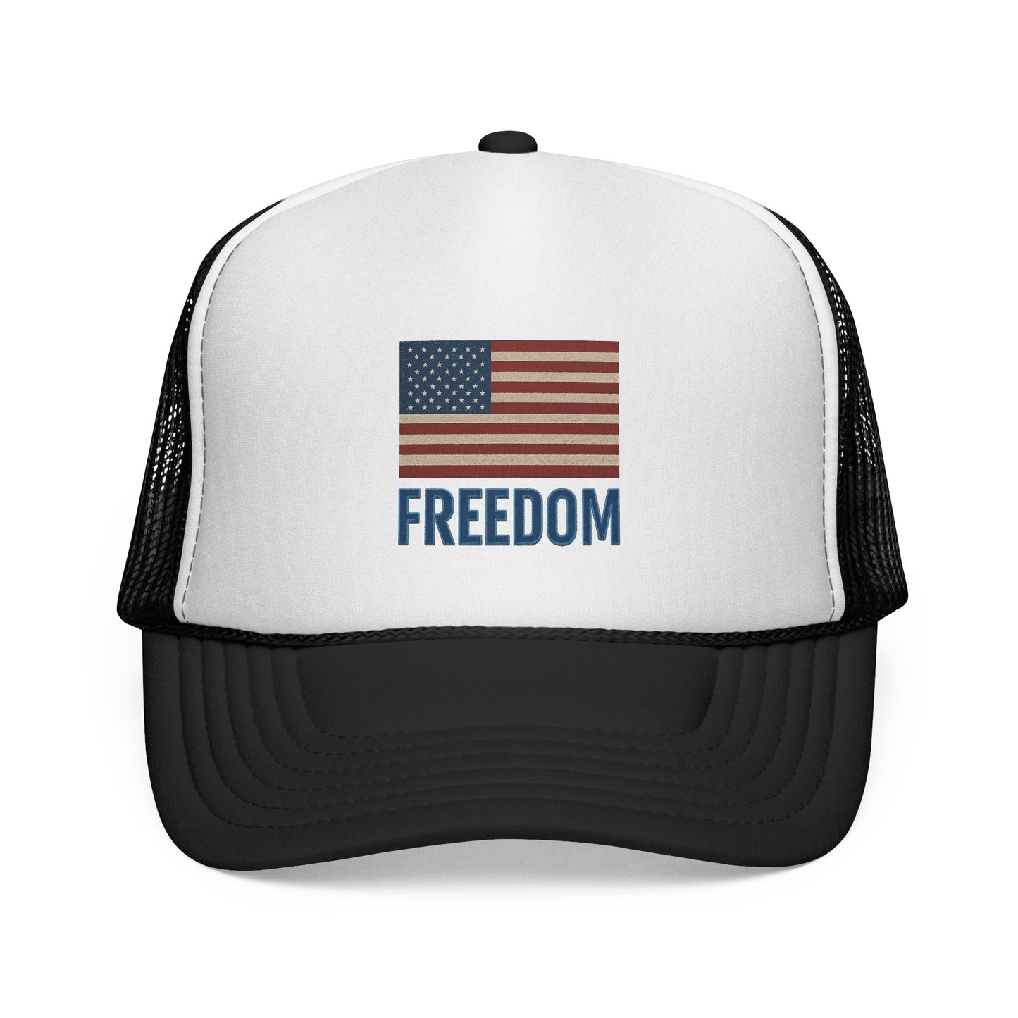 Freedom USA Flag Trucker Cap | Patriotic Hat for Men