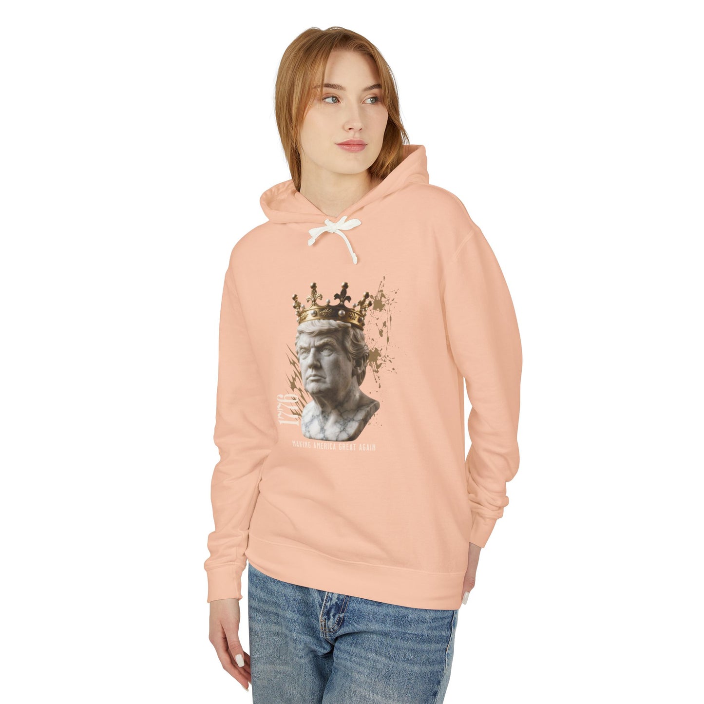 Crowned Elegance Unisex Lightweight Hoodie