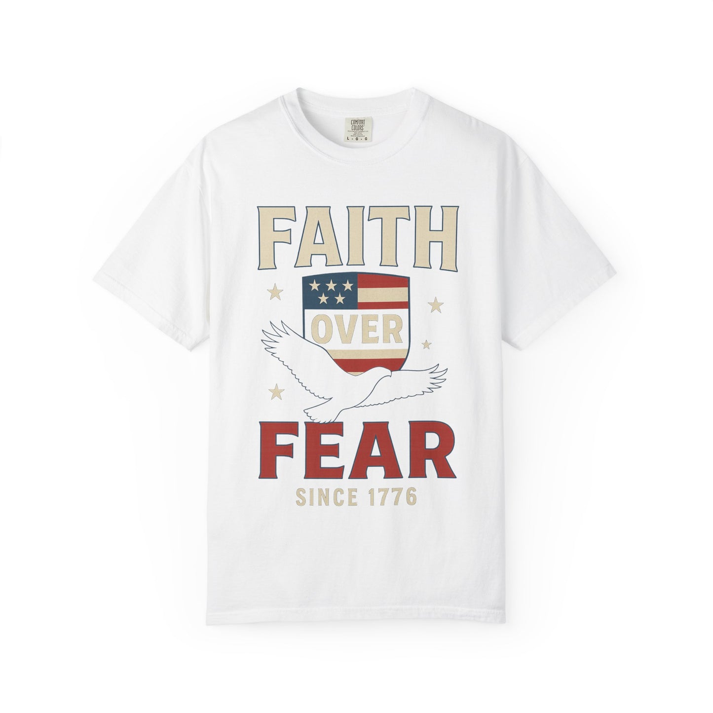 Faith Over Fear Inspirational Tee
