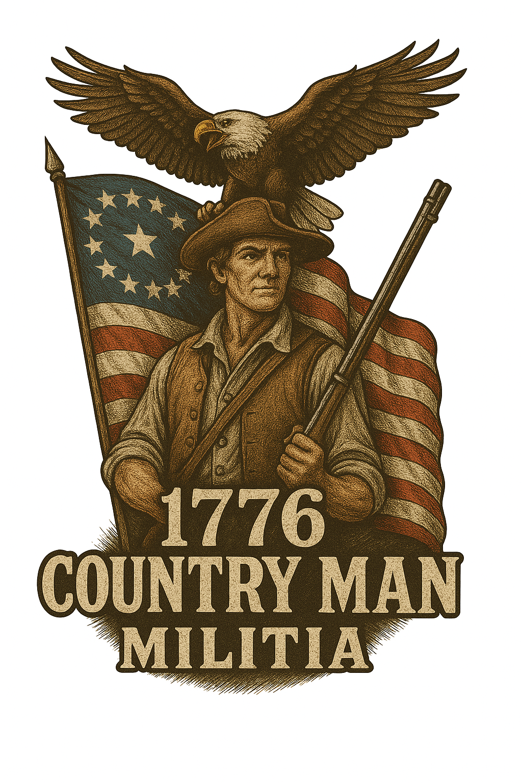 1776 Patriotic Country Hoodie