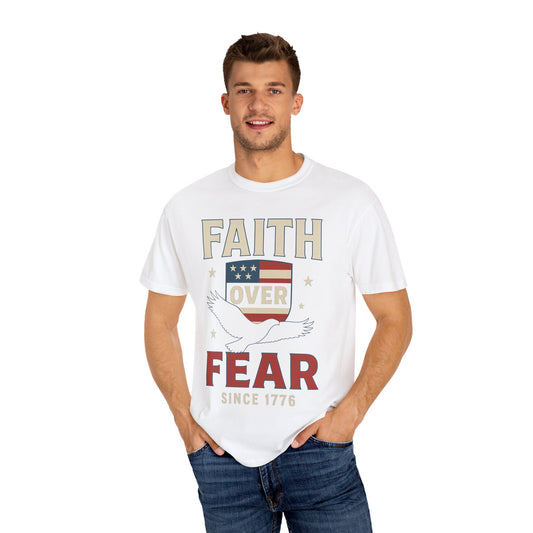 Faith Over Fear Inspirational Tee