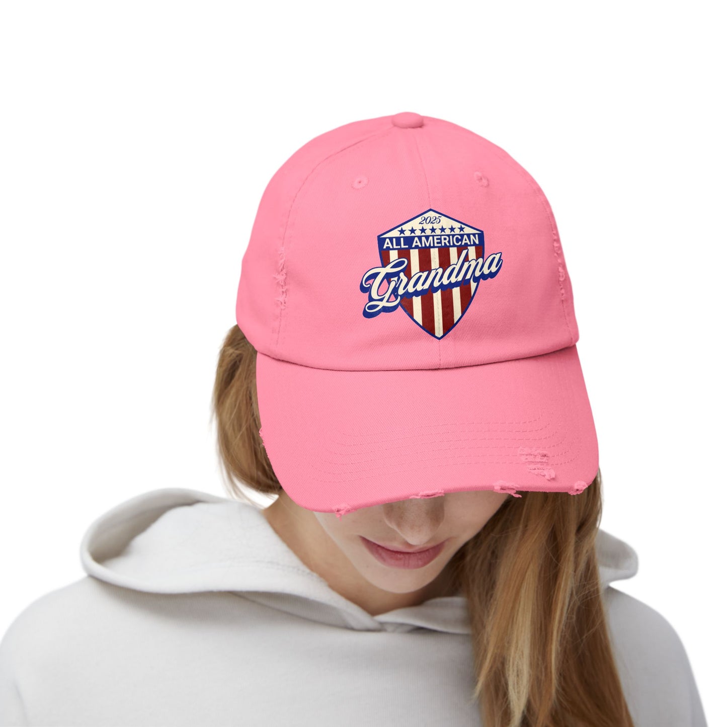 All American Grandma Cap