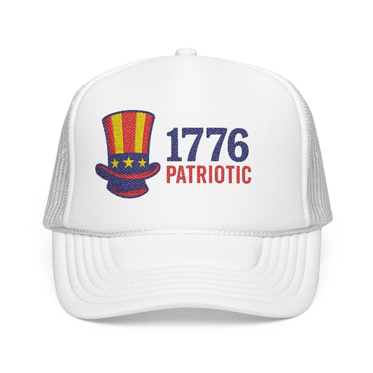 Patriotic Foam Trucker Hat | 1776 Embroidery