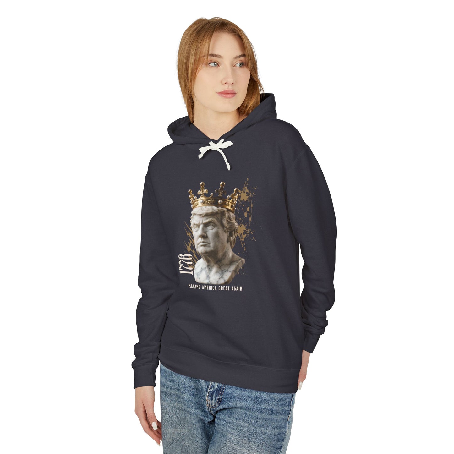 Crowned Elegance Unisex Lightweight Hoodie