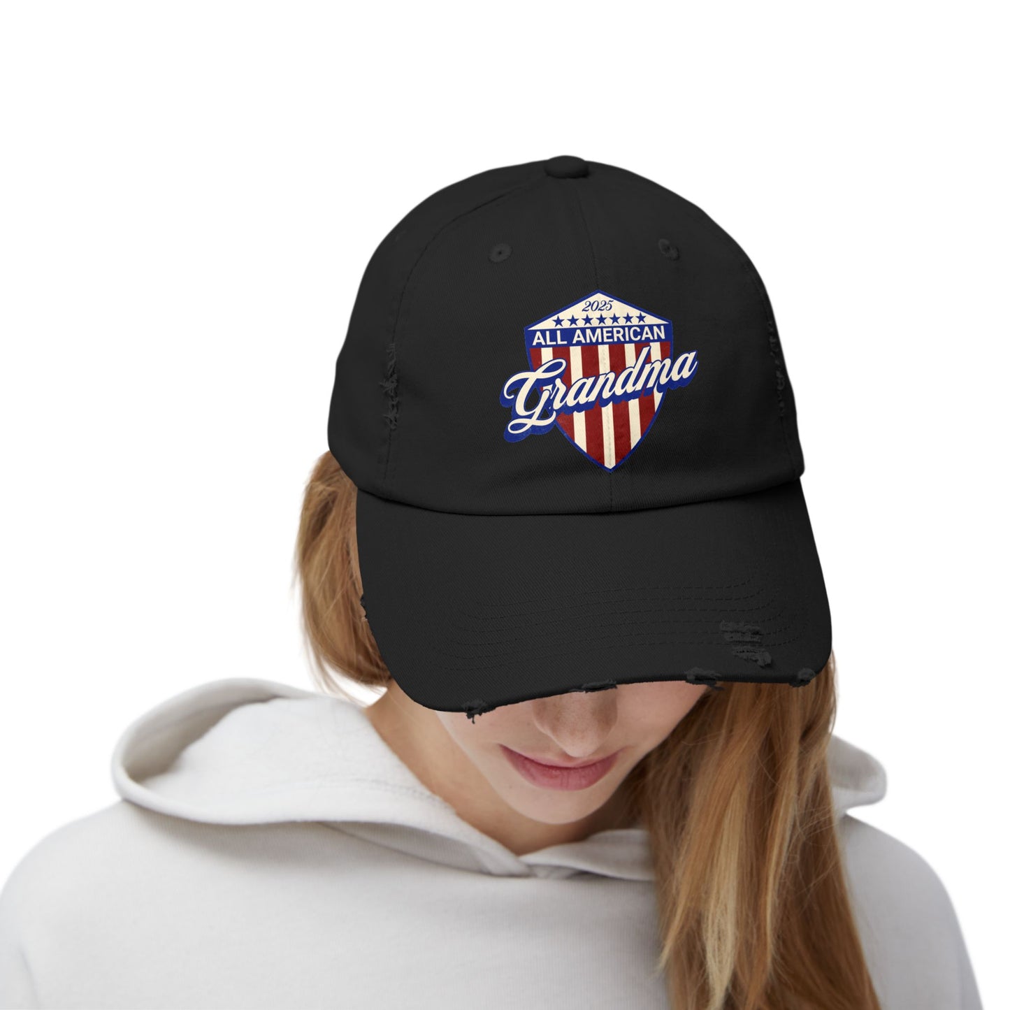 All American Grandma Cap