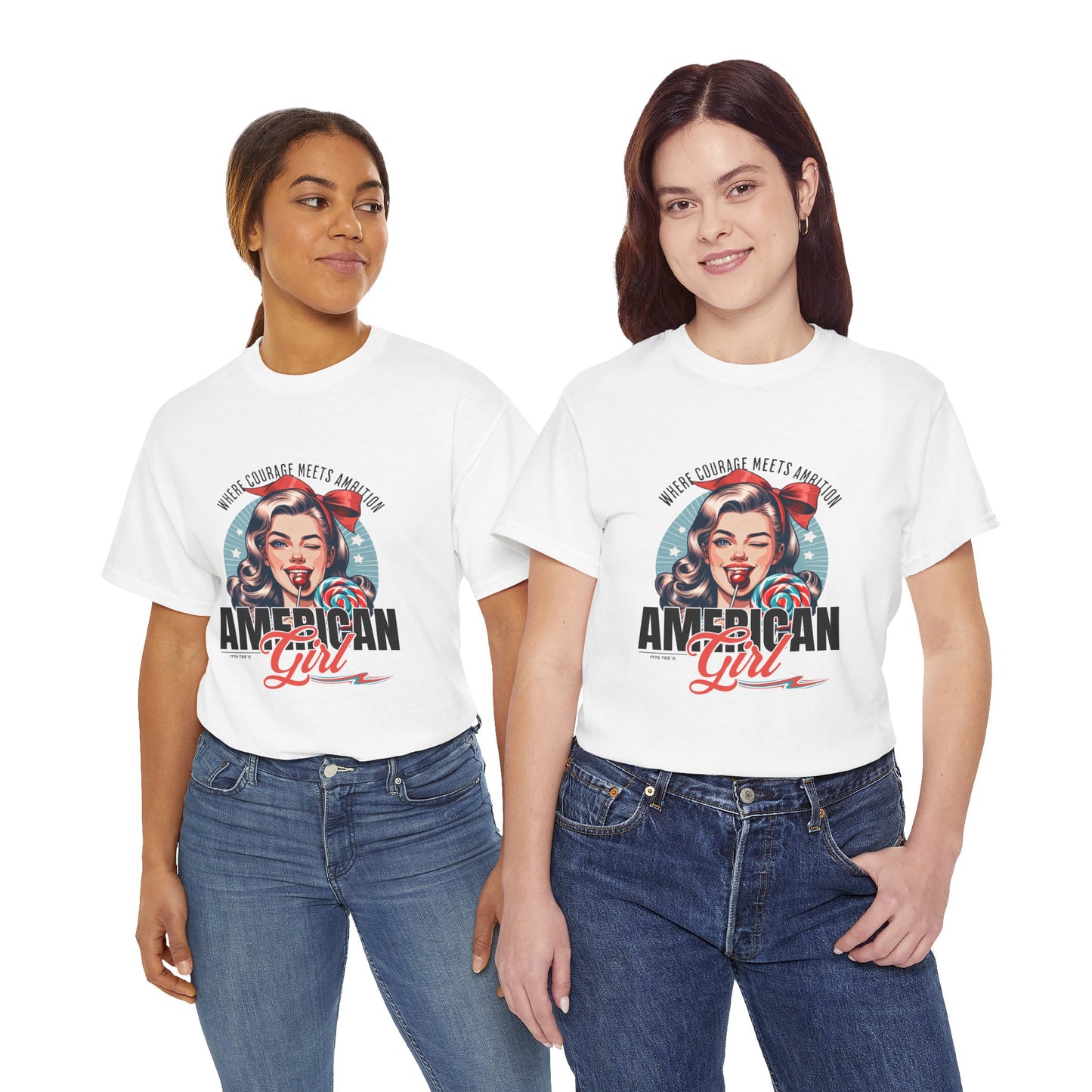Retro American Girl Tee