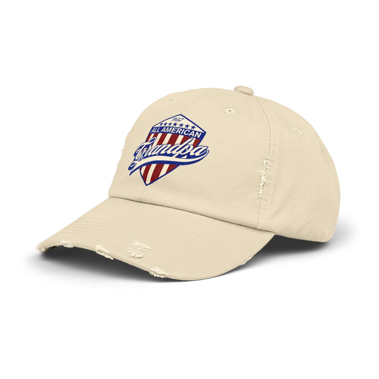 All American Grandpa Distressed Cap