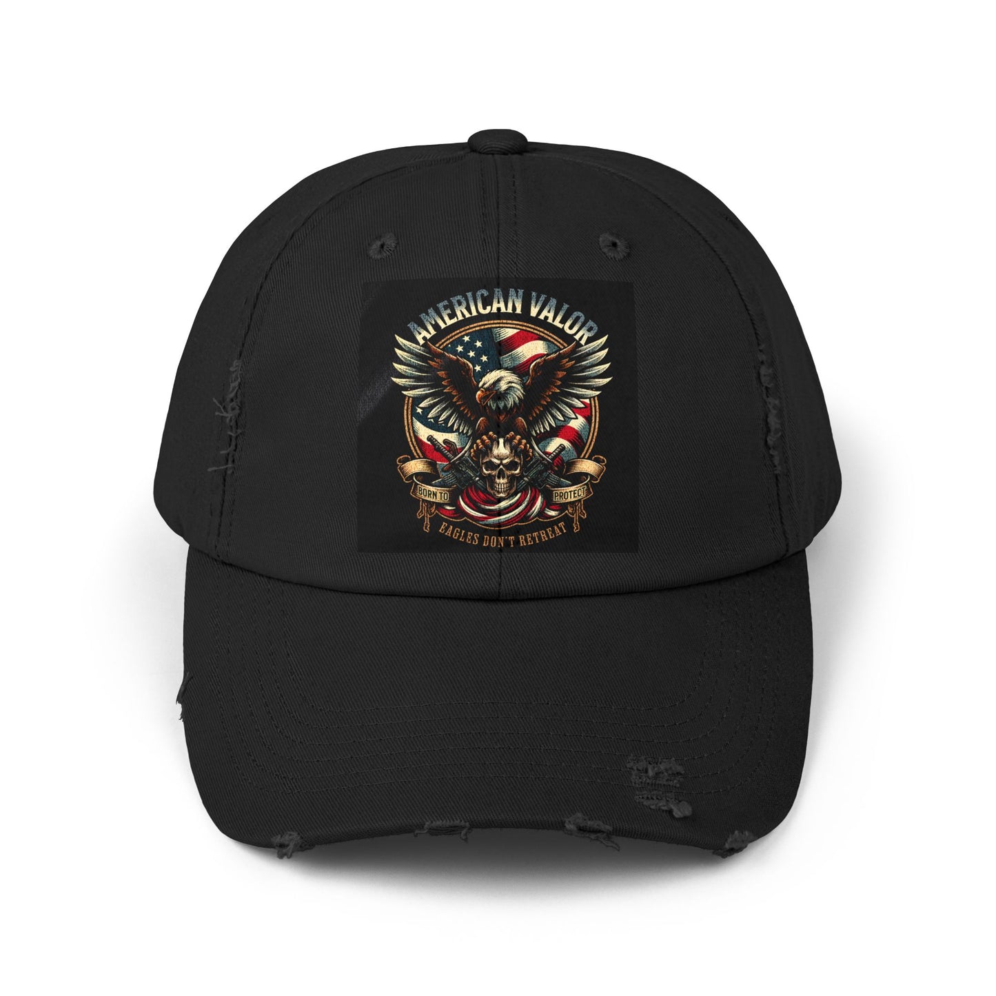 American Veteran Distressed Cap