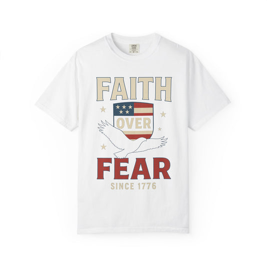 Faith Over Fear Inspirational Tee