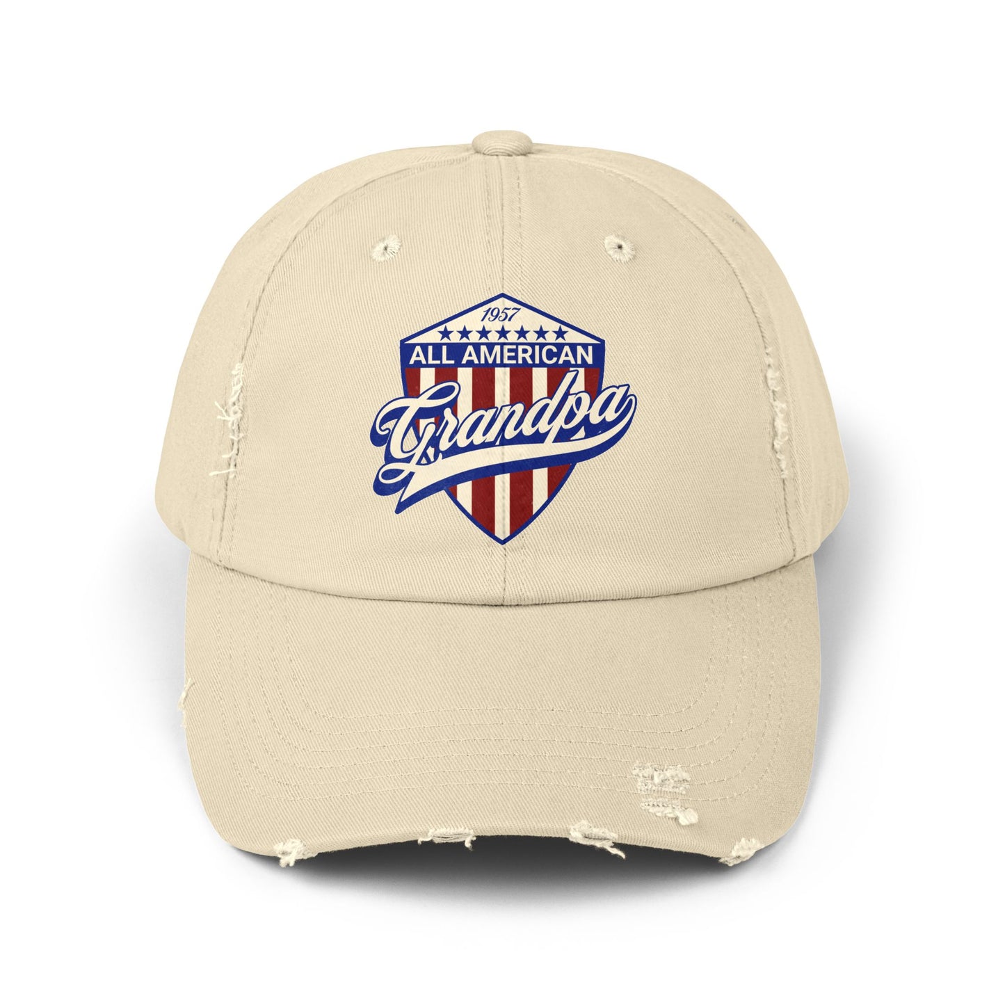 All American Grandpa Distressed Cap