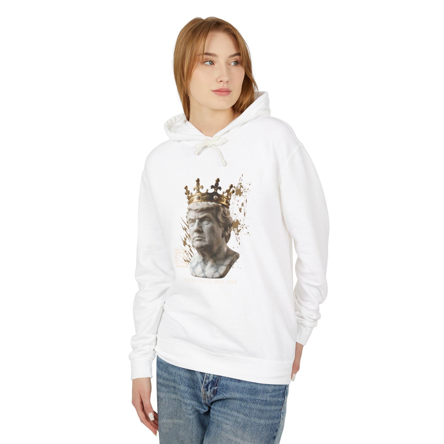Crowned Elegance Unisex Lightweight Hoodie