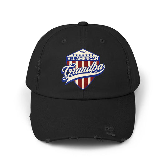 All American Grandpa Distressed Cap