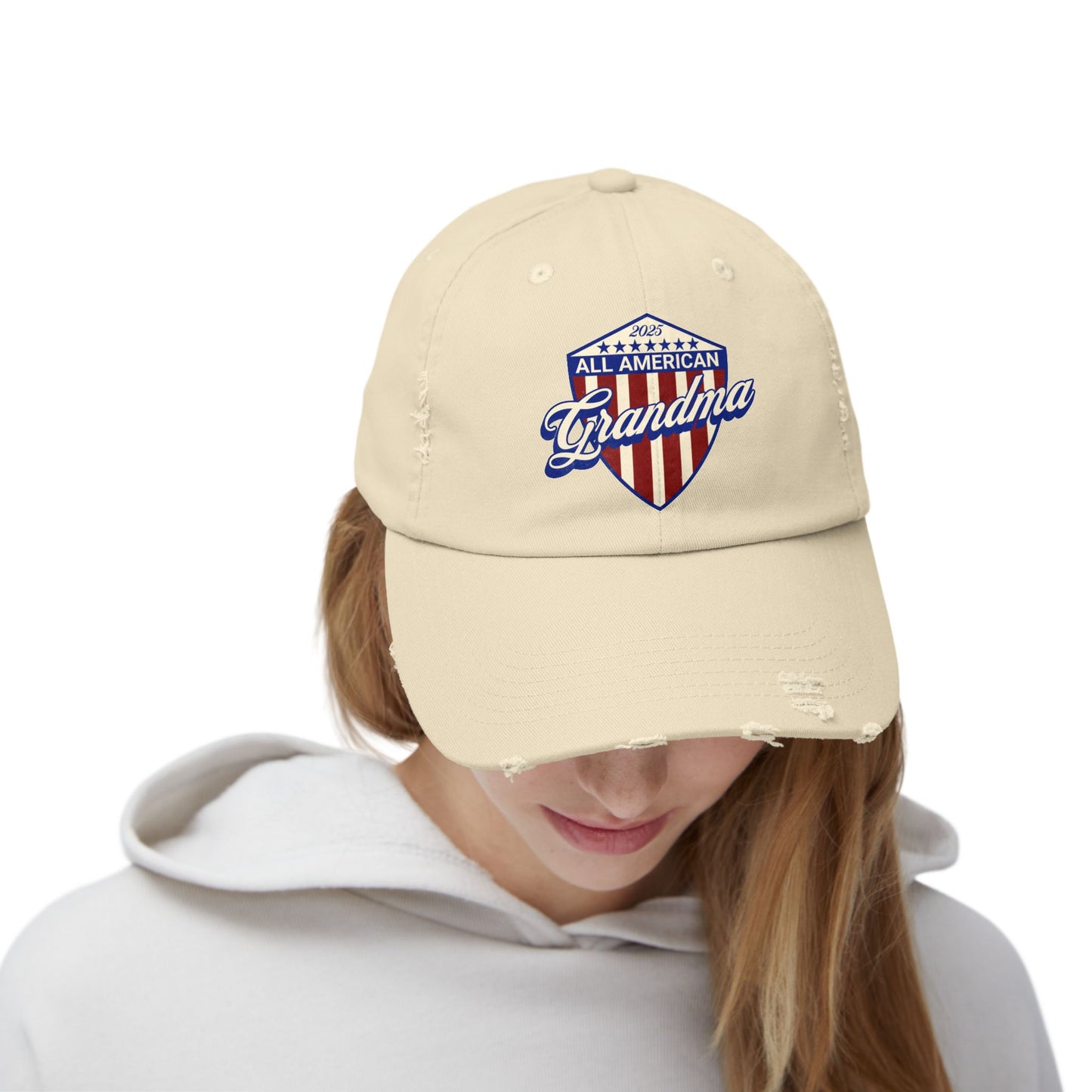All American Grandma Cap