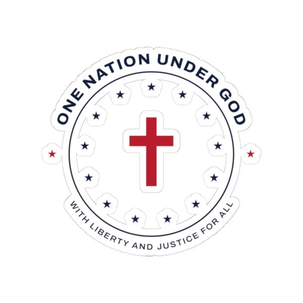 One Nation Under God Sticker