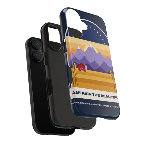 America the Beautiful Vintage Poster Tough Phone Case