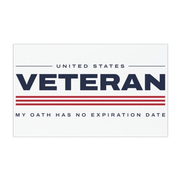 Veteran My Oath Has No Expiration Date Car Magnet