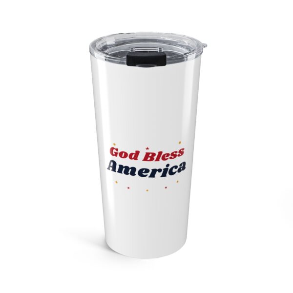 God Bless America Groovy Daisy 20oz Tumbler