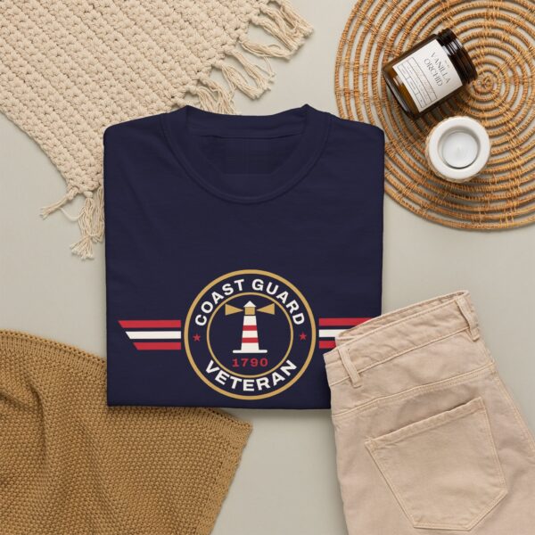 Coast Guard Veteran Patch Tee, True Navy