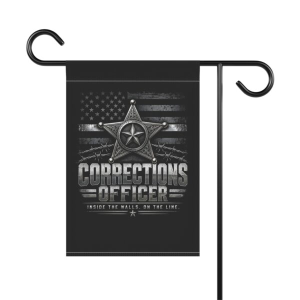 Corrections Officer Garden Flag