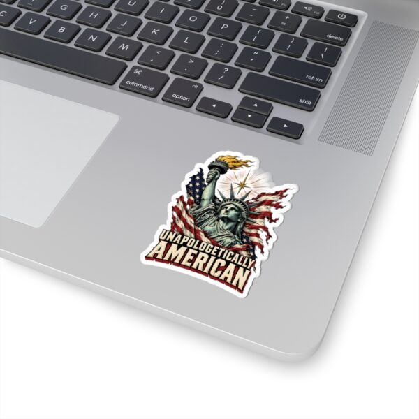 Unapologetically American Lady Liberty Sticker