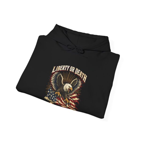 Liberty or Death Eagle Hoodie, Black