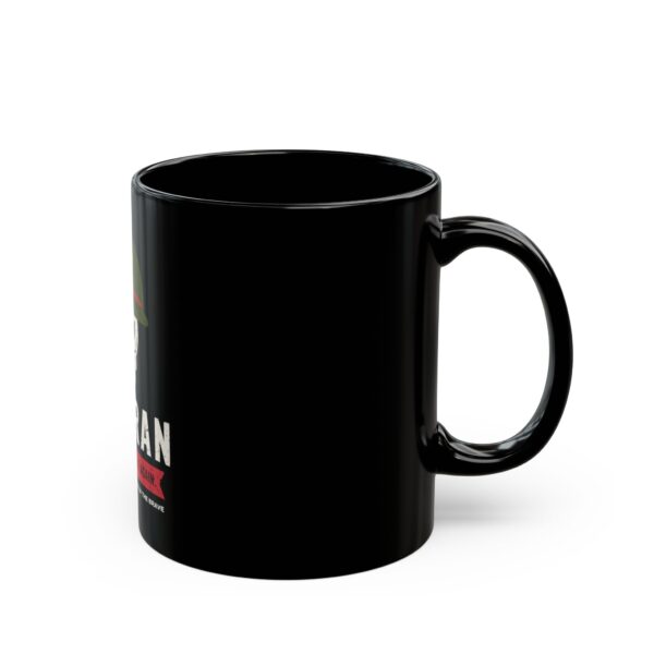 Veteran Helmet Skull I Served I'd Do It Again Black Mug