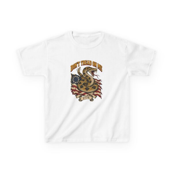 Don't Tread on Me Rattlesnake Youth Tee, White
