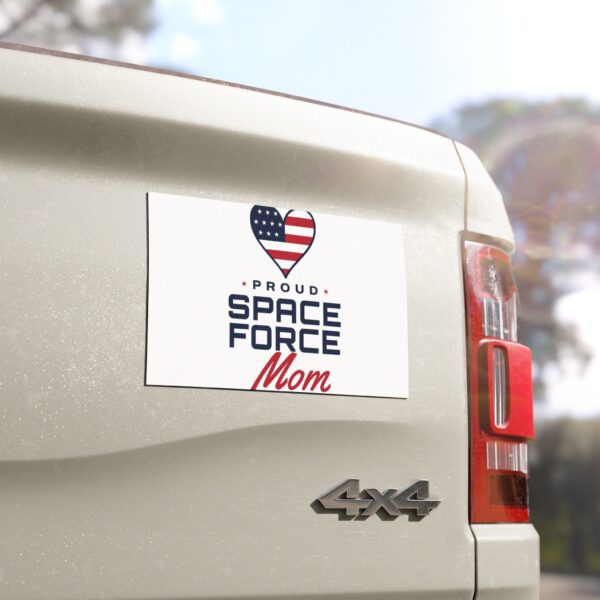Proud Space Force Mom Car Magnet
