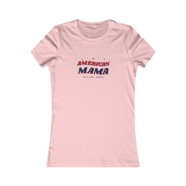 American Mama Women's Fitted Tee, Pink
