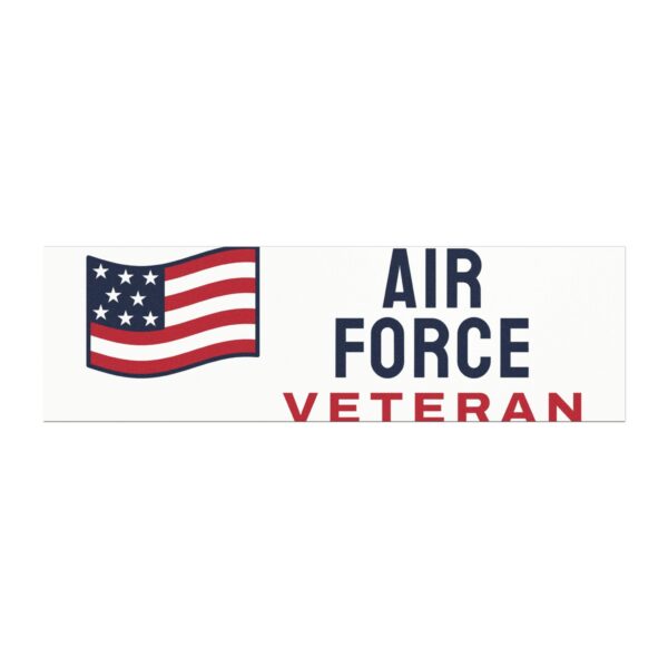 Air Force Veteran Flag Car Magnet