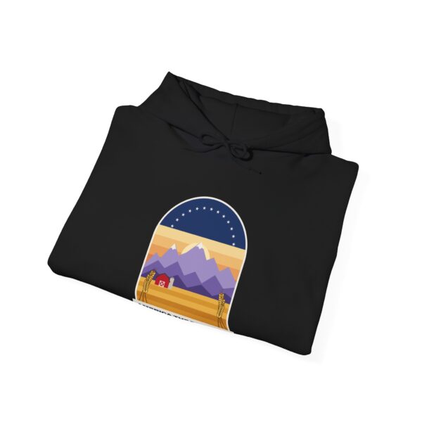 America the Beautiful Vintage Poster Hoodie, Black