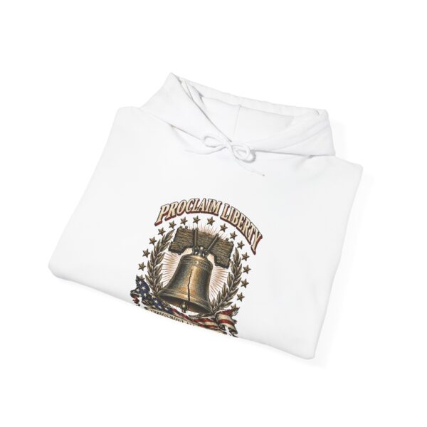 Proclaim Liberty Bell Hoodie, White