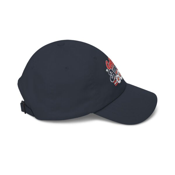 God Bless America Groovy Daisy Dad Hat, Navy