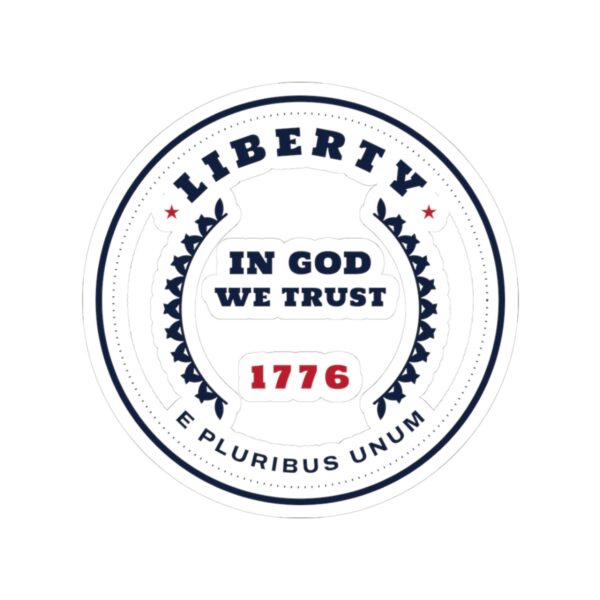 In God We Trust 1776 Coin Sticker