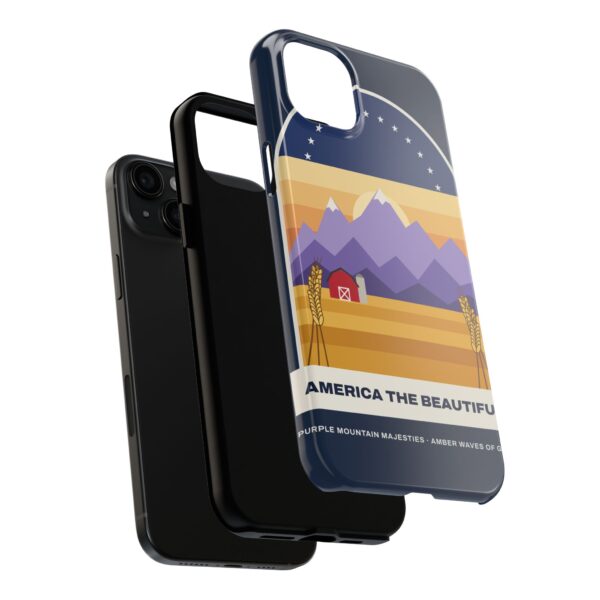 America the Beautiful Vintage Poster Tough Phone Case