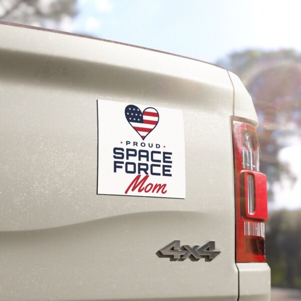 Proud Space Force Mom Car Magnet
