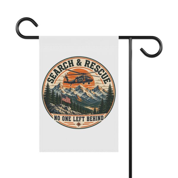 Search and Rescue Garden Flag