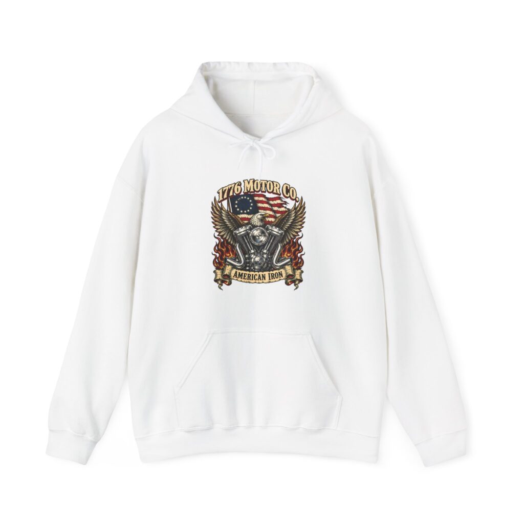 1776 Motor Co. American Iron Hoodie