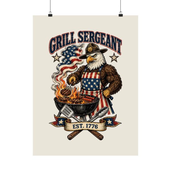 Grill Sergeant Eagle Poster