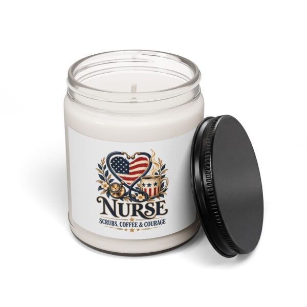 Nurse Scrubs Coffee and Courage Soy Candle