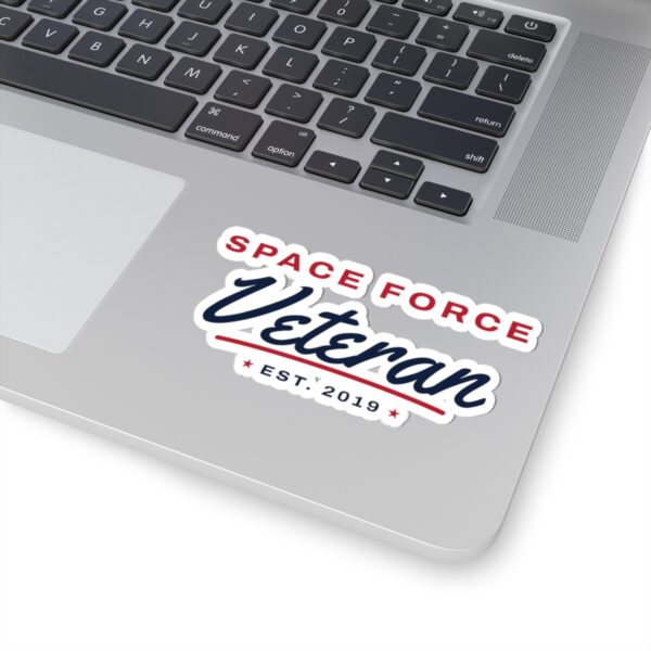 Space Force Veteran Script Sticker