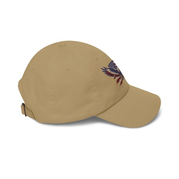 American Eagle Flag Dad Hat, Khaki
