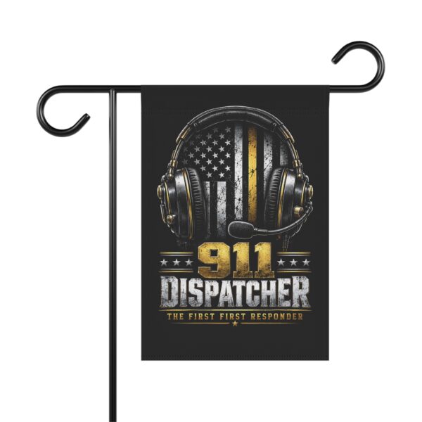 911 Dispatcher Garden Flag