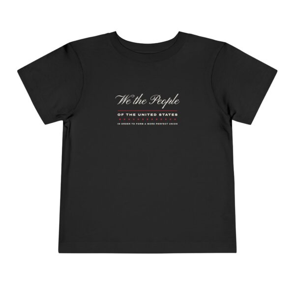 We the People Toddler Tee, Black