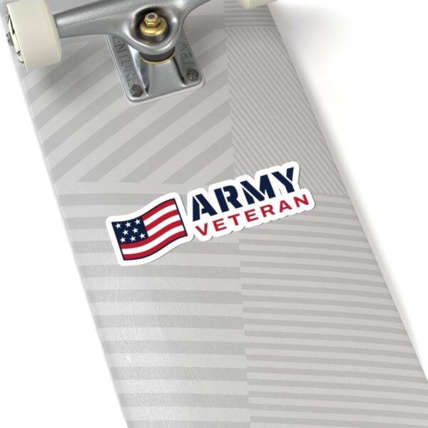 Army Veteran Flag Sticker