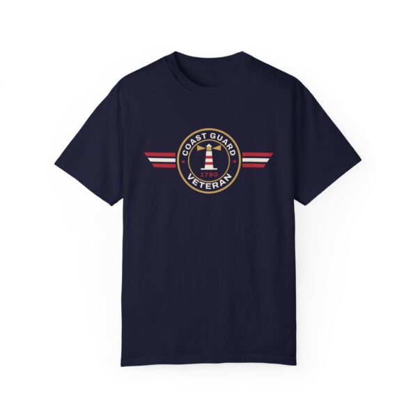 Coast Guard Veteran Patch Tee, True Navy