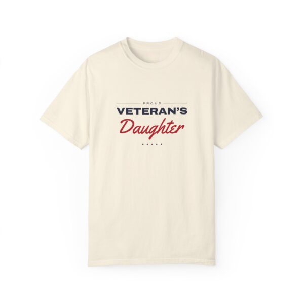 Proud Veteran's Daughter Tee, Ivory