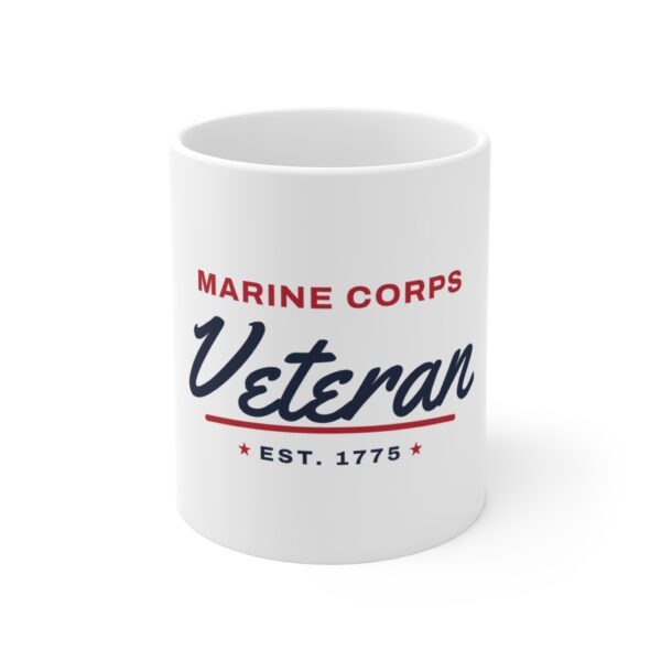 Marines Veteran Script Mug