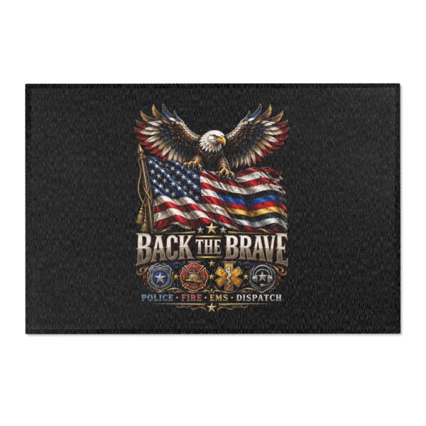 Back the Brave Area Rug